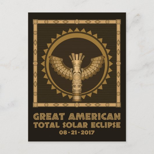Great American Total Solar Eclipse - 2017 Briefkaart (Voorkant)