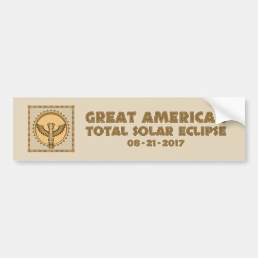 Great American Total Solar Eclipse - 2017 Bumpersticker (Voorkant)