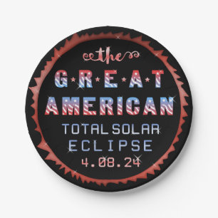 Great American Total Solar Eclipse 21 augustus 201 Papieren Bordje