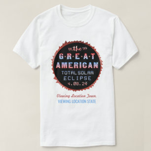 Great American Total Solar Eclipse 21 augustus 201 T-shirt