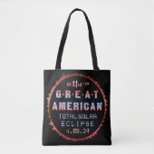 Great American Total Solar Eclipse 8 april 2024 Tote Bag (Voorkant)
