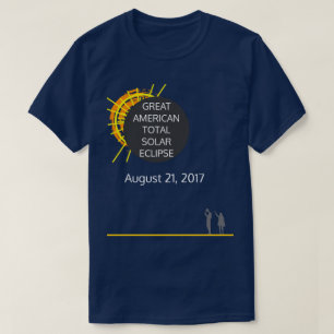 Great American Total Solar Eclipse cool custom T-shirt