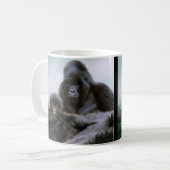 GREAT APES Mountain Gorilla & Baby Gorilla Koffiemok (Voorkant links)