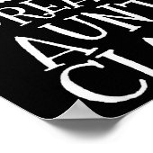 Great Aunt Claus Christmas Santa's Pajama Family M Poster (Hoek)