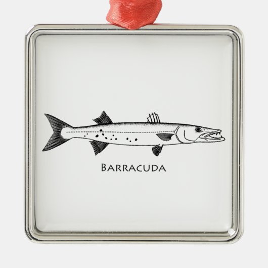Great Barracuda Logo Metalen Ornament (Voorkant)
