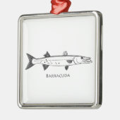 Great Barracuda Logo Metalen Ornament (Links)