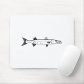 Great Barracuda Logo Muismat (Met muis)