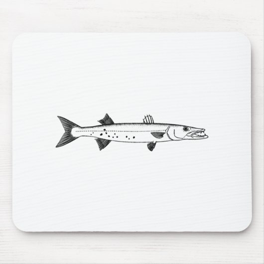 Great Barracuda Logo Muismat (Voorkant)