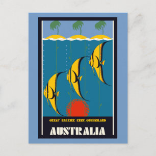 Great Barrier Reef Australia adverteren Briefkaart