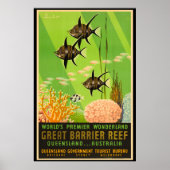 Great Barrier Reef Australia  Poster (Voorkant)