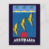  Great Barrier Reef Australia Travel Briefkaart (Voorkant)