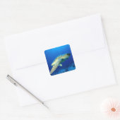 Great Barrier Reef, Australië 2 Vierkante Sticker (Envelop)