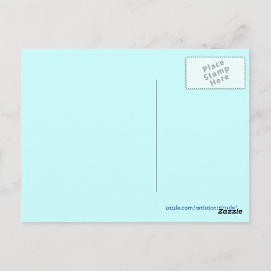 Great Barrier Reef Australië blauw haai briefkaart (Achterkant)