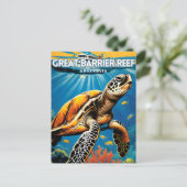 Great Barrier Reef Australië Briefkaart (Staand voorkant)