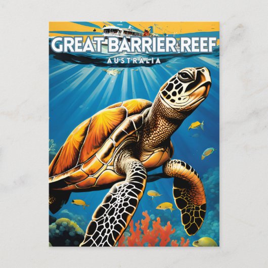 Great Barrier Reef Australië Briefkaart (Voorkant)