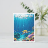 Great Barrier Reef Australië Briefkaart (Staand voorkant)