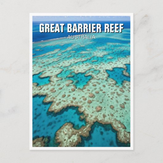 Great Barrier Reef Australië Reizen Briefkaart (Voorkant)