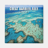 Great Barrier Reef Australië Reizen Magneet (Voorkant)