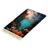 Great Barrier Reef | Australische kunst | Zeevisse Magneet (Linkerzijde)