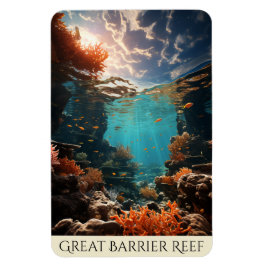 Great Barrier Reef | Australische kunst | Zeevisse Magneet