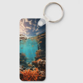 Great Barrier Reef | Australische kunst | Zeevisse Sleutelhanger (Achterkant)
