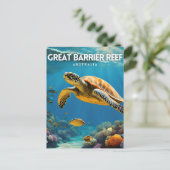 Great Barrier Reef Briefkaart (Staand voorkant)