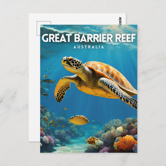 Great Barrier Reef Briefkaart (Voorkant / Achterkant)