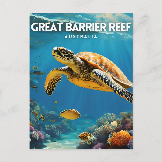 Great Barrier Reef Briefkaart (Voorkant)
