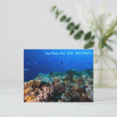 Great Barrier Reef Briefkaart (Staand voorkant)