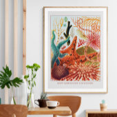 Great Barrier Reef Echinoderms | VINTAGE Poster
