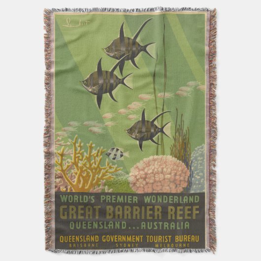  Great Barrier Reef Gooi Deken (Voorkant Verticaal)