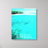Great Barrier Reef Green Island Australië Canvas Afdruk (Voorkant)