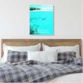 Great Barrier Reef Green Island Australië Canvas Afdruk (Insitu (Slaapkamer))