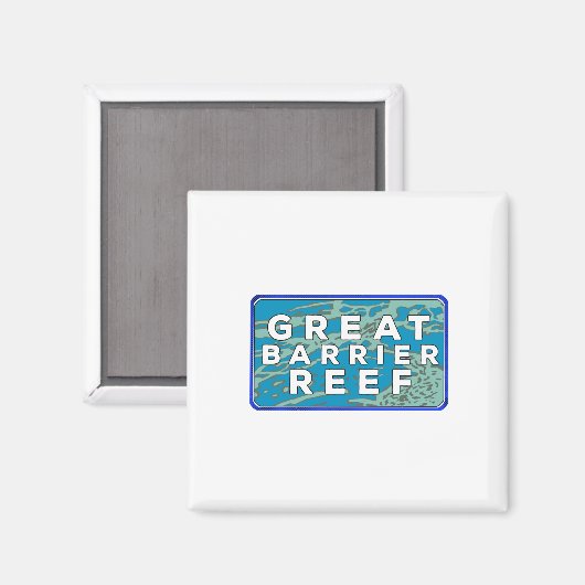 Great Barrier Reef Magneet (Voorkant / Achterkant)