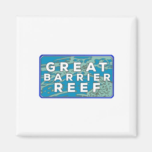 Great Barrier Reef Magneet (Voorkant)
