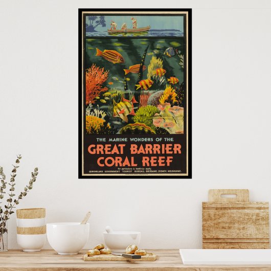 Great Barrier Reef Poster Australië (Keuken)