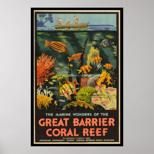 Great Barrier Reef Poster Australië (Voorkant)