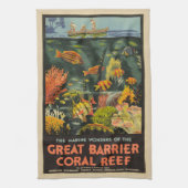 Great Barrier Reef Poster Australië Theedoek (Verticaal)
