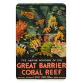 Great Barrier Reef Poster Magneet (Verticaal)