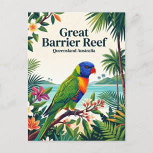 Great Barrier Reef, Queensland Australië Briefkaart
