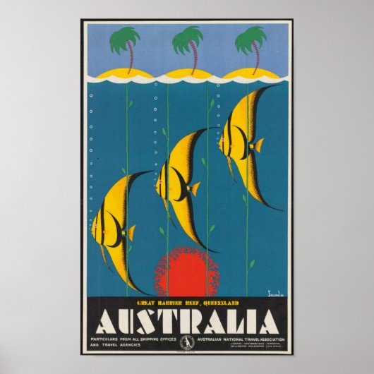 Great Barrier Reef, Queensland, Australië Poster (Voorkant)