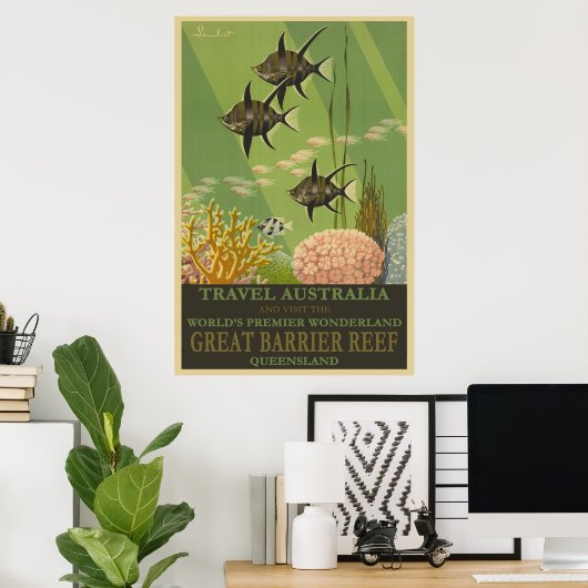  Great Barrier Reef Revel Poster (Thuiskantoor)