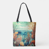 Great Barrier Reef Tote Bag (Achterkant)