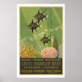  Great Barrier Reef Travel Poster (Voorkant)
