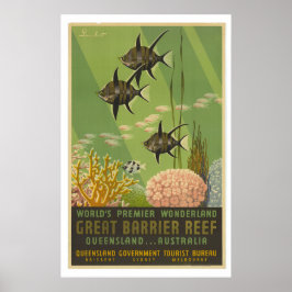 Great Barrier Reef Travel Poster