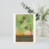 Great Barrier Reef Tropic Fish, Australië Briefkaart (Staand voorkant)