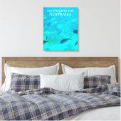 Great Barrier Reef tropische vis Australië Canvas Afdruk (Insitu (Slaapkamer))