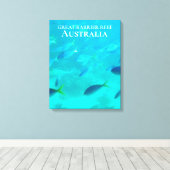 Great Barrier Reef tropische vis Australië Canvas Afdruk (Insitu (Houten vloer))