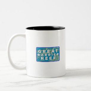 Great Barrier Reef Tweekleurige Koffiemok