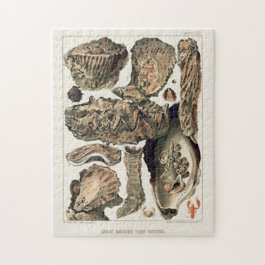 Great Barrier Reef van Australia Oysters Legpuzzel (Verticaal)